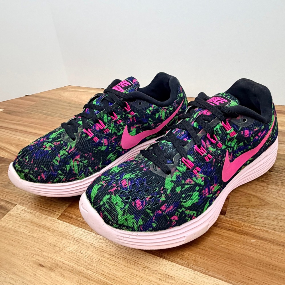 Nike LunarTempo 2 Womens Running Shoes Multi-Color Pink Size 7